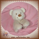 TEX SOS DOUDOU OURS BILLES BEIGE ALLONGE