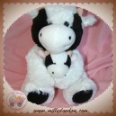 NICOTOY SOS DOUDOU VACHE BLANCHE NOIR BEBE