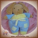 NOUNOURS SOS DOUDOU LAPIN BEIGE CORPS BLEU JAUNE