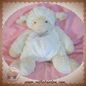 HISTOIRE D'OURS SOS DOUDOU MOUTON PAPOUILL'OURS BLANC ECRU HO2200