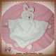 BUKOWSKI SWEDEN SOS DOUDOU OURS PLAT PLUME ECRU DEGUISE LAPIN ROSE