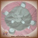 LEONIE'S SOS DOUDOU MOUTON PLAT ROND GRIS BLANC