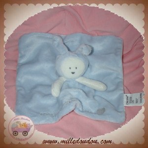 OKAIDI OBAIBI SOS DOUDOU LAPIN PLAT BLEU TENDRESSE