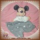 DISNEY SOS DOUDOU MICKEY PLAT LOSANGE BLANC GRIS ETOILES