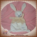 GRAIN DE BLE SOS DOUDOU LAPIN PLAT ECRU BLANC POCHE ETOILE