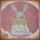 GRAIN DE BLE SOS DOUDOU LAPIN PLAT ECRU BLANC POCHE ETOILE