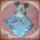 DISNEY SOS DOUDOU MICKEY SOURIS MOUCHOIR BLEU SATINEE RED CAR VOITURE