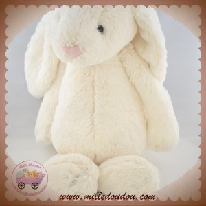 JELLYCAT SOS DOUDOU LAPIN POIL ROSE TRUFFE ROSE 40 cm