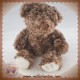 TCF SOS DOUDOU OURS POIL MARRON REFLET BLANC TOUT COMPTE FAIT