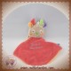 SUCRE D'ORGE SOS DOUDOU CERF RENNE BEIGE PLAT ROUGE JOIE BONHEUR