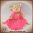 NICOTOY SOS DOUDOU SOURIS BEIGE PLAT ROSE OISEAU