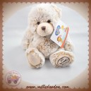 LA GRANDE RECRE SOS DOUDOU OURS POIL CHINE MARRON ECRU LGRI