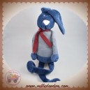 BOUT'CHOU MONOPRIX SOS DOUDOU LAPIN BLEU MARINE ECHARPE MARRON