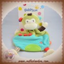 BABYSUN SOS DOUDOU SINGE PLAT VERT DENTITION FLEURS