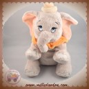 DISNEY SOS NICOTOY SOS DOUDOU ELEPHANT DUMBO GRIS COLERETTE ORANGE