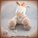 NATTOU SOS DOUDOU ZEBRE ARTHUR BLANC RAYE BEIGE MUSICAL