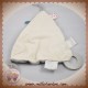 LABEL SOS DOUDOU TRIANGLE PLAT GRIS BLANC ANNEAU DENTITION