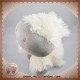 NATURE ET DECOUVERTES SOS DOUDOU MOUTON BLANC TRUFFE GRIS POIL