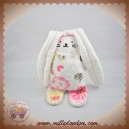 CATIMINI SOS DOUDOU LAPIN PLAT BLANC FLEURS