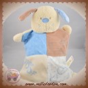 LITTLE BUNDLE SOS DOUDOU LAPIN CHIEN QUASI PLAT MARRON BLEU