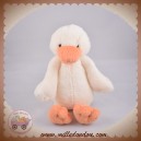 JELLYCAT SOS DOUDOU CANARD ECRU BEC ORANGE 20 CM