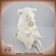 DOUDOU ET COMPAGNIE SOS AGNEAU MOUTON BLANC GRIS TAUPE MUSICAL DC2430