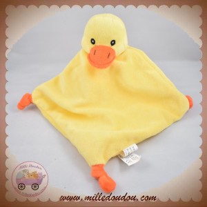 FL HET EEK SOS DOUDOU CANARD PLAT LOSANGE JAUNE ORANGE NOEUD