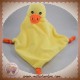 FL HET EEK SOS DOUDOU CANARD PLAT LOSANGE JAUNE ORANGE NOEUD