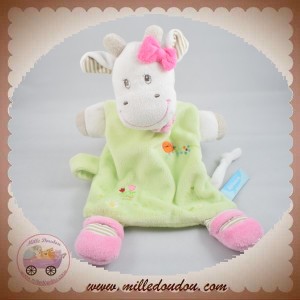 BEBEREVE SOS DOUDOU GIRAFE PLAT VERT FLEURS