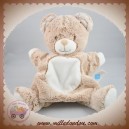 TEX SOS DOUDOU OURS MARIONNETTE MARRON CHINE BLANC