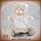 TEX SOS DOUDOU OURS MARIONNETTE MARRON CHINE BLANC