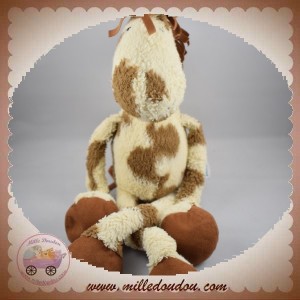 JELLYCAT SOS DOUDOU CHEVAL ECRU MARRON