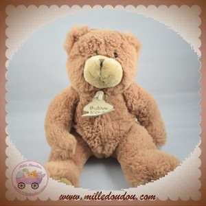 HISTOIRE D'OURS DOUDOU OURS MARRON POIL CALIN OURS HO1155