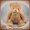 HISTOIRE D'OURS DOUDOU OURS MARRON POIL CALIN OURS HO1159