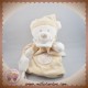 NICOTOY SOS DOUDOU OURS MARIONNETTE ECRU BLANC OISEAU