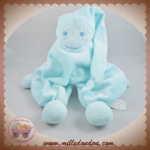 DOMIVA TIAMO TI AMO SOS DOUDOU LUTIN BLEU TURQUOISE ETOILE PLAT