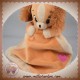 DISNEY SOS DOUDOU CHIEN BELLE PLAT MARRON LISERET ECRU COEUR ROSE