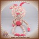 DPAM SOS DOUDOU LAPIN FLEURS ROSE DU PAREIL AU MEME