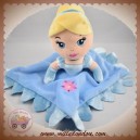 DISNEY SOS DOUDOU POUPEE PRINCESSE LA REINE DES NEIGE BLEU PLAT FLEUR