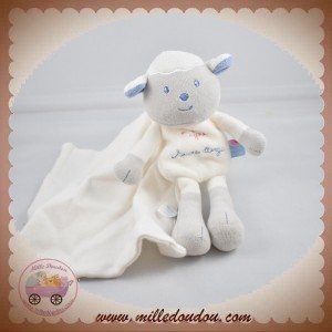 SUCRE D'ORGE SOS DOUDOU MOUTON GRIS BLANC GRIS MOUCHOIR CAJOU