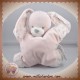 BOUT'CHOU MONOPRIX SOS DOUDOU LAPIN QUASI PLAT ROSE BANDANA FLEURS HOCHET