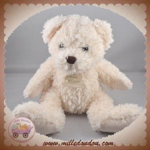 HISTOIRE D'OURS SOS DOUDOU OURS CHINE ECRU BLANC HO2613