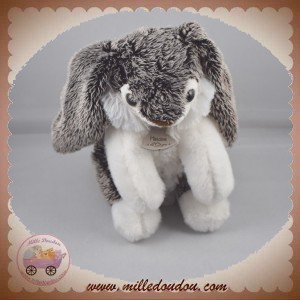 HISTOIRE D'OURS SOS DOUDOU LAPIN BLANC CHINE MARRON NOIR MOKA HO2333