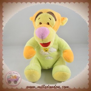 DISNEY SOS DOUDOU TIGROU ORANGE CORPS VERT NUAGES SOLEIL