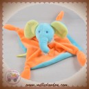 SUPER U SOS DOUDOU ELEPHANT PLAT ORANGE BLEU ETOILE