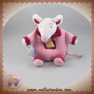 DOUDOU ET COMPAGNIE SOS SOURIS GRAINE DE DOUDOU ROSE HOCHET