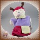 DOUDOU ET COMPAGNIE SOS COCCINELLE MARIONNETTE VIOLET ROSE BZZZ BZZZ