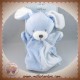 MES PETITS CAILLOUX SOS DOUDOU LAPIN MARIONNETTE BLEU