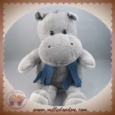 BAMBIA LIDL SOS DOUDOU HIPPOPOTAME GRIS MARIONNETTE