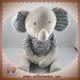 OKAIDI OBAIBI SOS DOUDOU ELEPHANT GRIS PULL RAYE NOIR